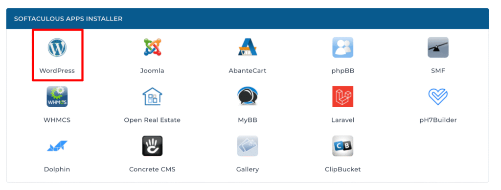 wordpress telepítése